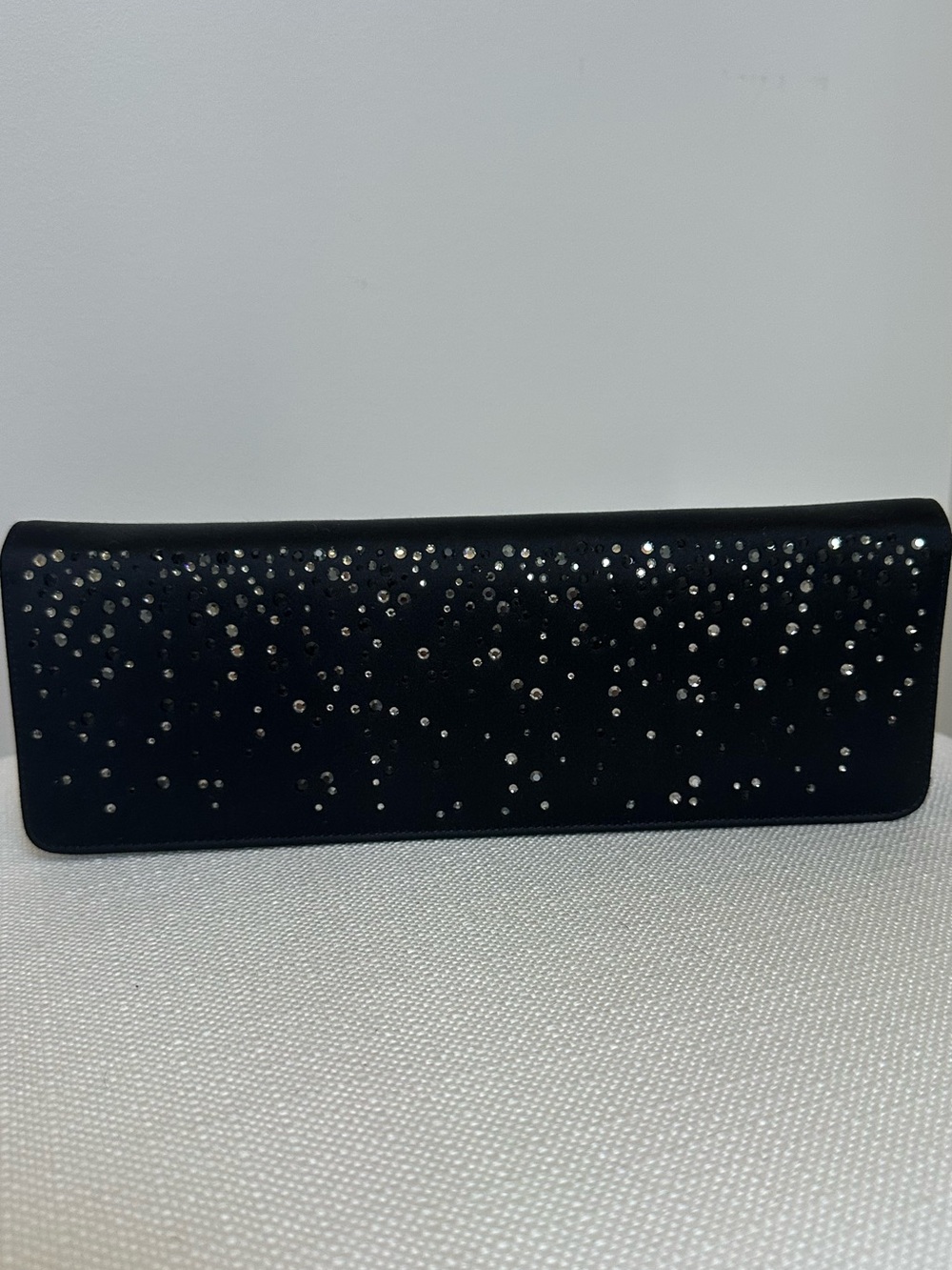 Ballin black rhinestone clutch wallet